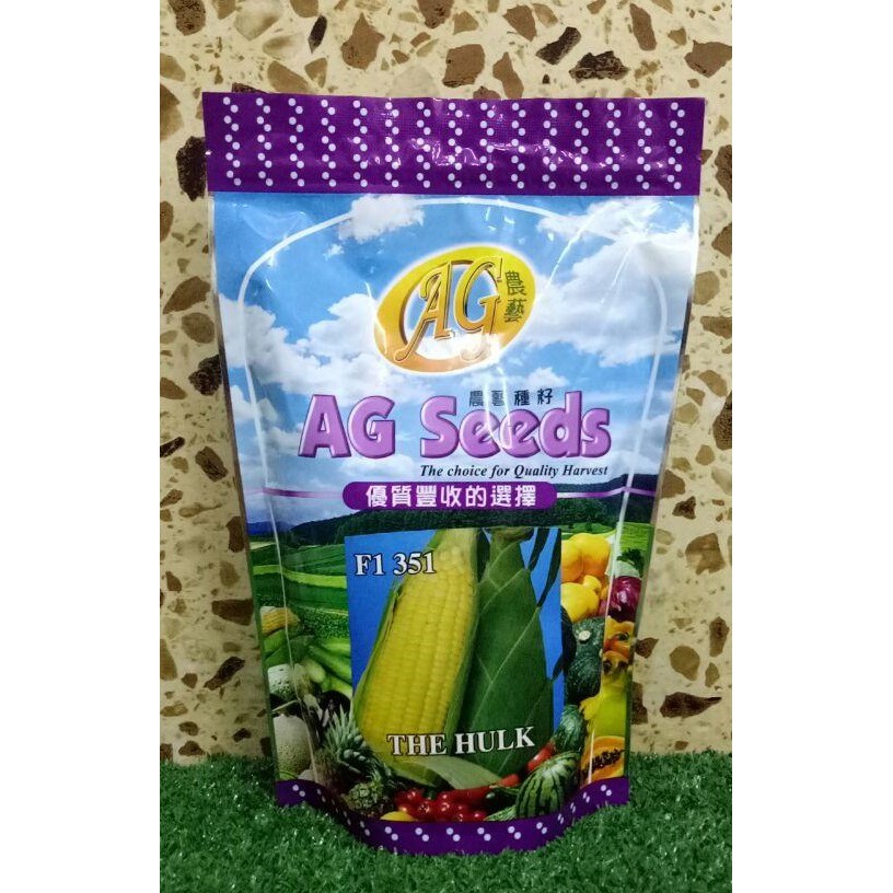 Benih Jagung Manis/Sweet Corn AG Seeds F1 351 (500gm)  Shopee 