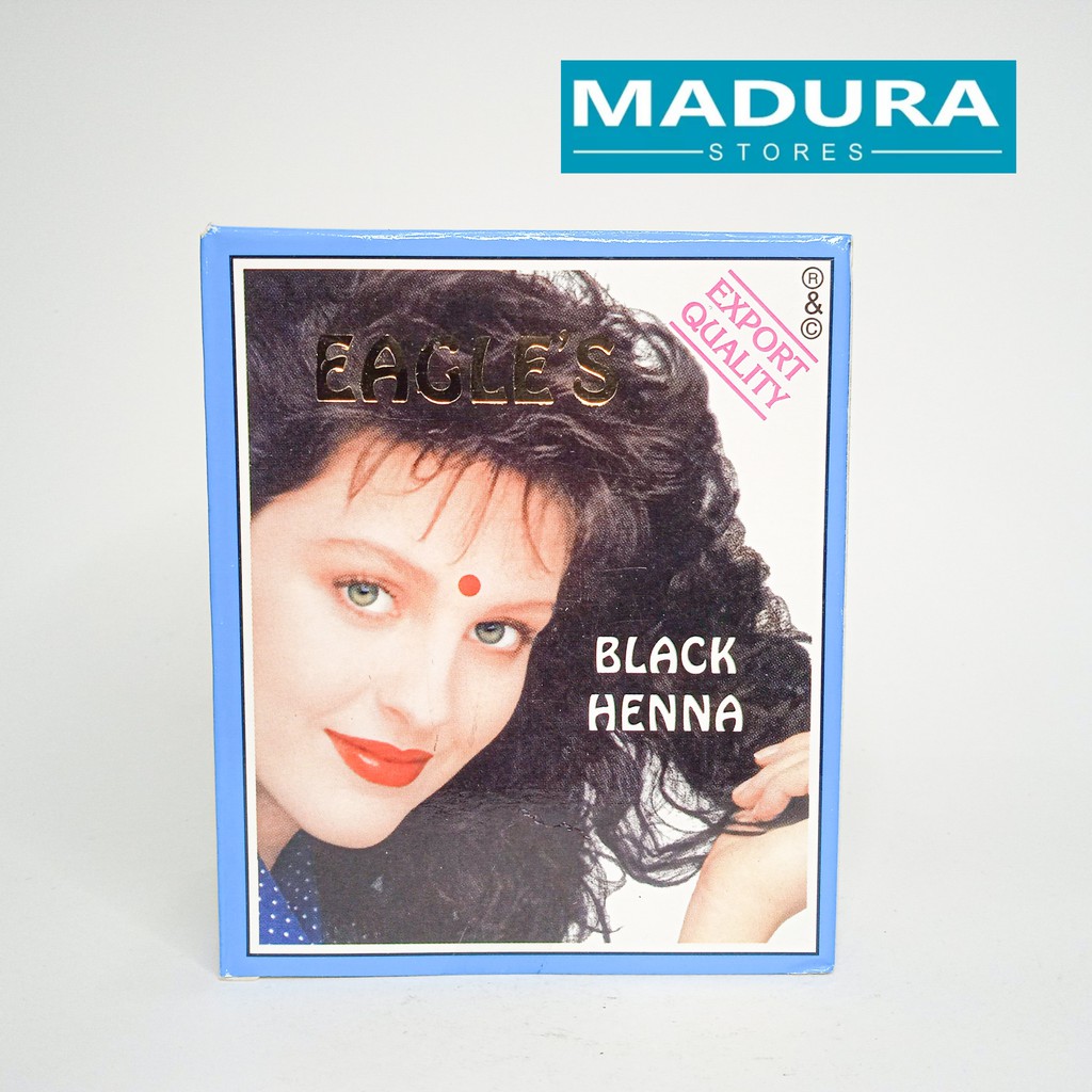 Eagle S Black Henna Hair Dye 6 Packet X 10g Pewarna Rambut Hitam Shopee Malaysia