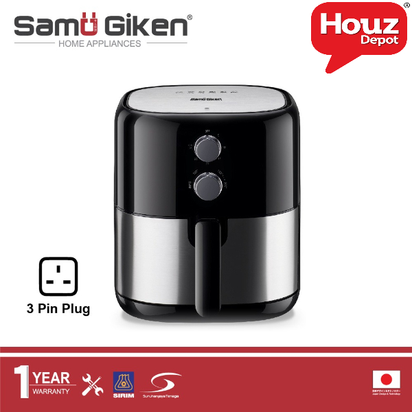 Samu Giken Rapid Air Fryer Sg Afa35ssb Shopee Malaysia