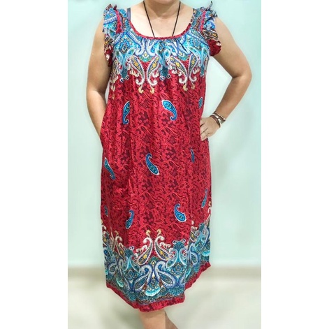 (READY STOCK Long Dress Batik Baju Batik Perempuan         