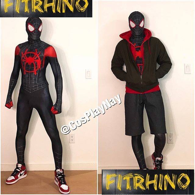 [ Fitrhino ] Into The Verse Miles Morales Spider Man Full Suit ...