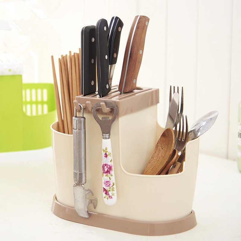 Plastic drain chopstick holder multifunctional chopstick cage knife