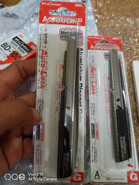 5営業日出荷 (まとめ) NTカッター A型カッター 5色A-301RP 1セット（10本） 〔×5セット〕