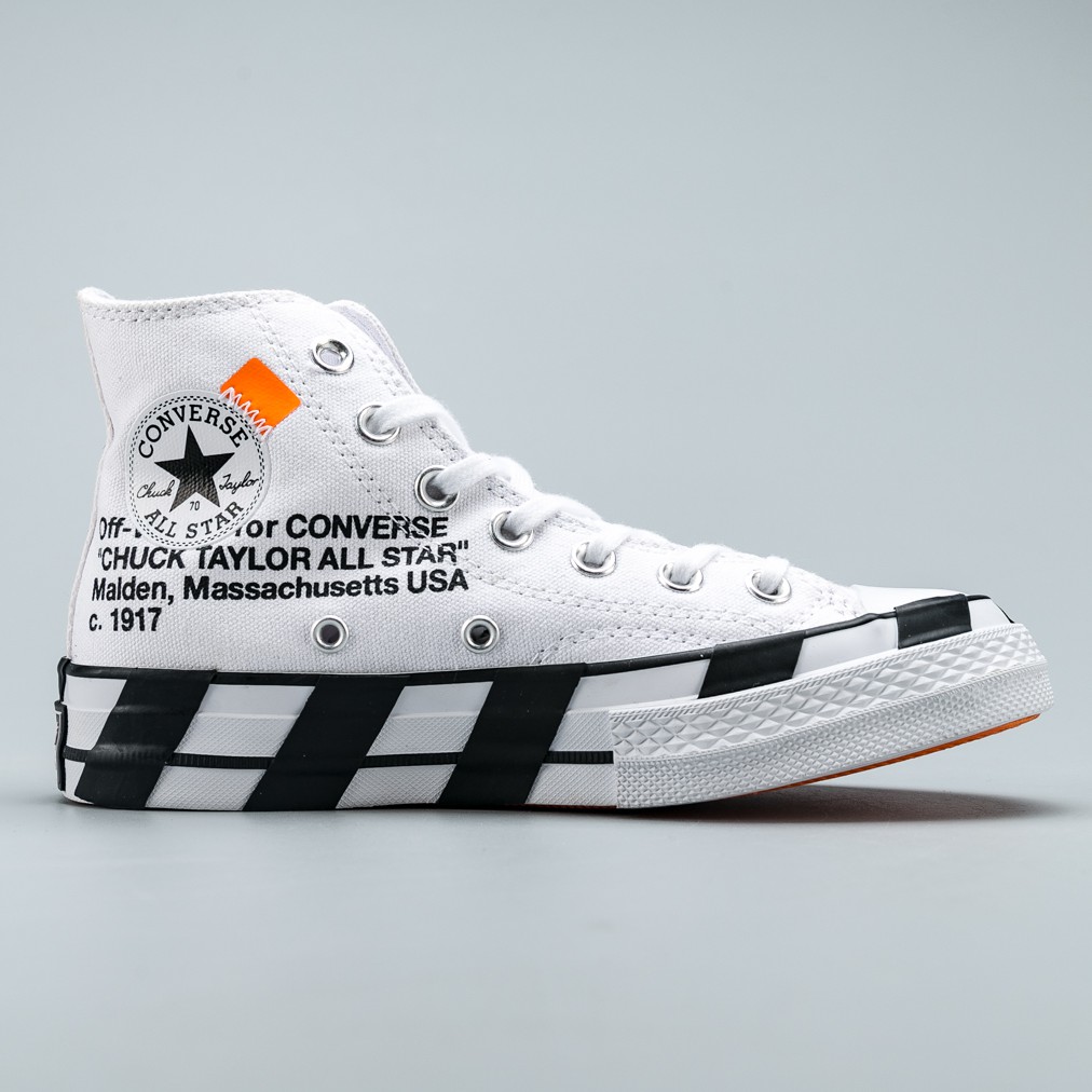 Converse Virgil Abloh Limited Off White x Converse Chuck 1970S 2.0 Classic  Canvas Sneakers \