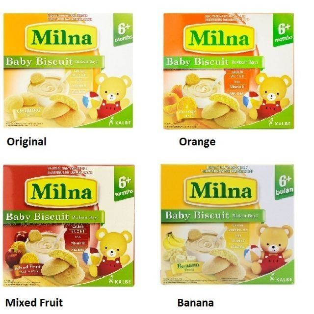 Milna Baby Biscuit 130g 260gm For 1 6 Years Old