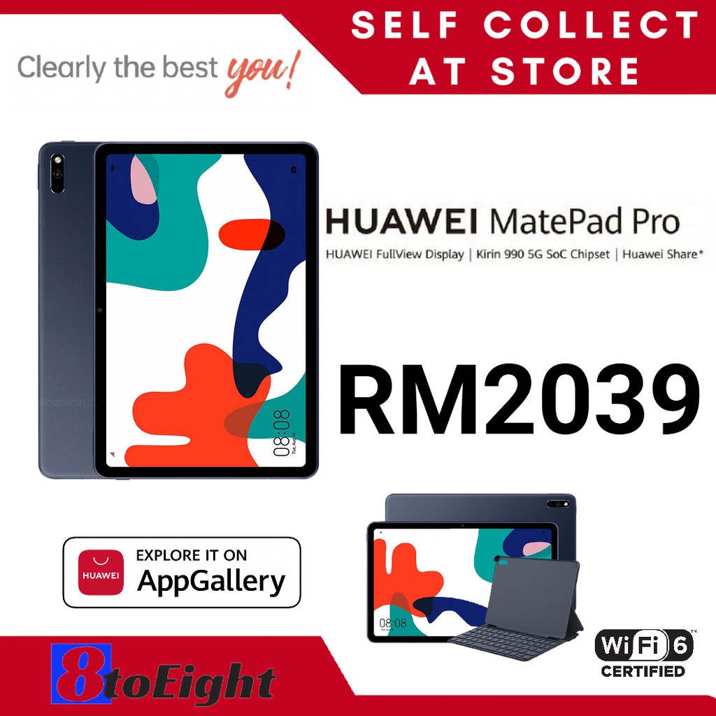 salto eenvoudig Tranen Huawei Matepad Pro WIfi / 10.8" 2K FullView Display / Kirin 990 / Huawei  Histen 6.0 tuned by Harman Kardon | Shopee Malaysia