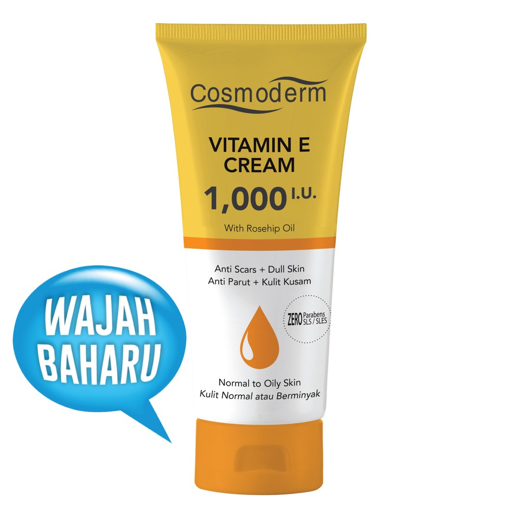 cosmoderm vitamin e cream 1000 iu