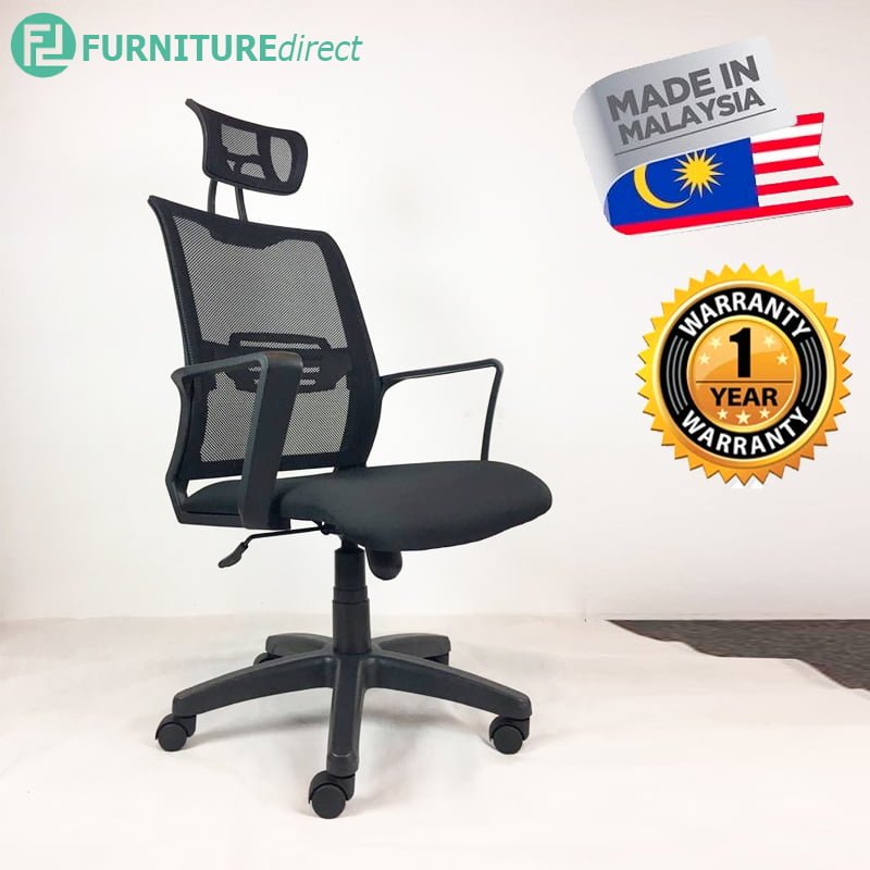 Fds Tr11 Premium Grade Ergonomic High Mesh Back Office Chair Black Shopee Malaysia