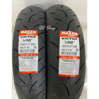 (offer) Maxxis Victra S98 110 70-17   120 70-17 Tyre Tubeless (100% 