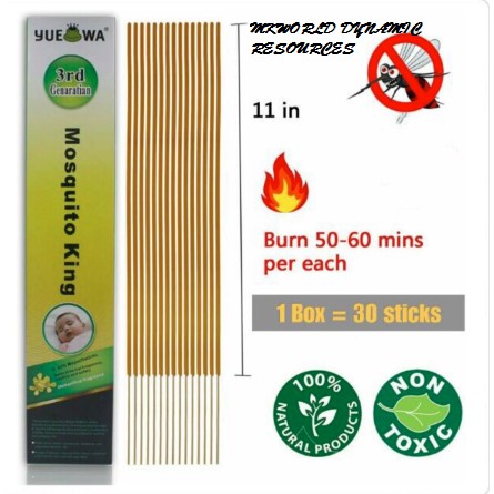 5 box (150 stick)Mosquito King Ubat Nyamuk Viral Yuewa 