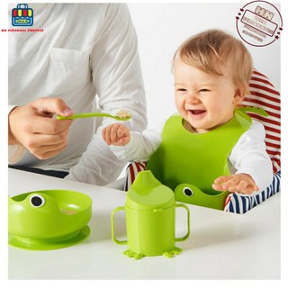 Ikea MATA 4pcs Baby  Eating Set Set Makan  Baby  Bekas  