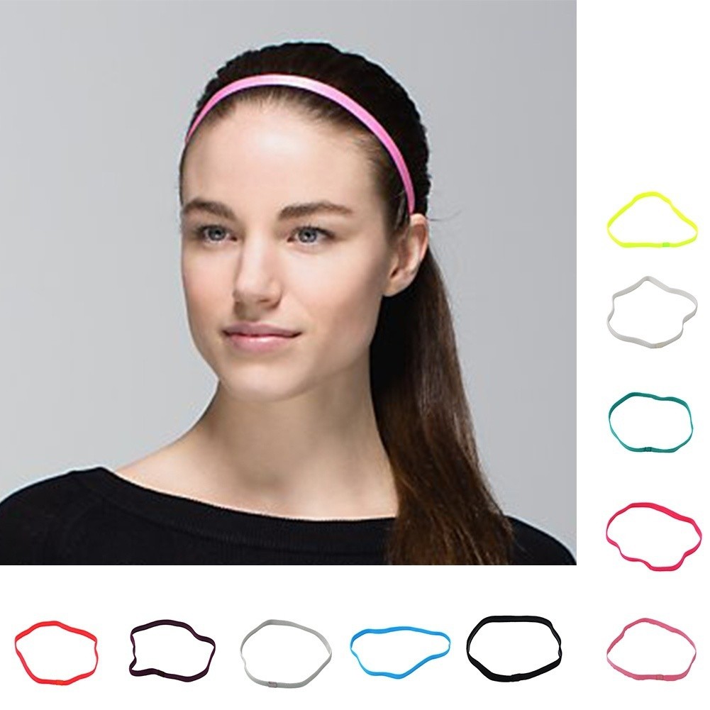 2x Unisex Sport Elastic Hair Band Sports Headbands For Football