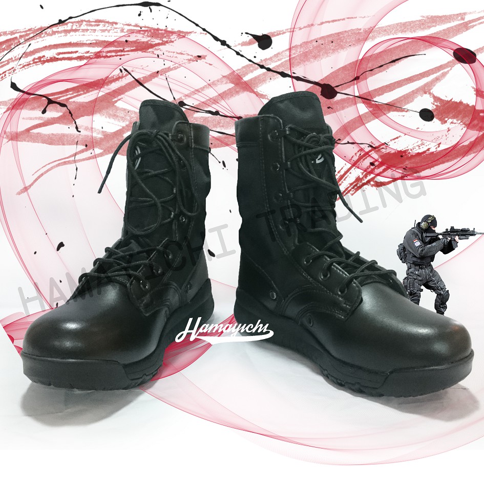 cqb alike tactical boots, police grade, extra lite, , free antibacterial insole. HAMAYICHI