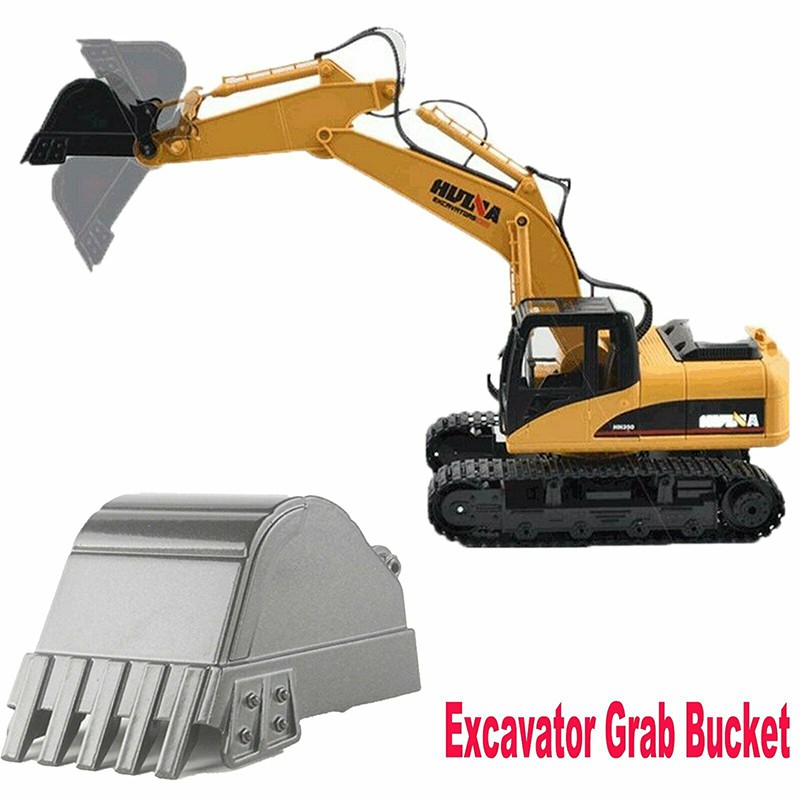 Metal Excavator Bucket Grab Replacement For 1/14 HUINA 580 Accessories 