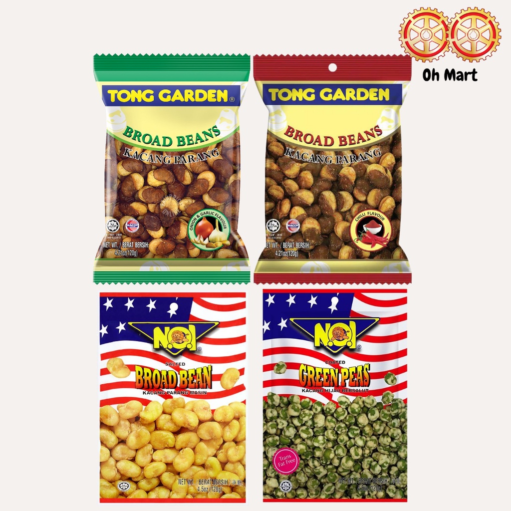 Tong Garden Broad Beans Onion & Garlic / Chilli/Salted/Green Peas