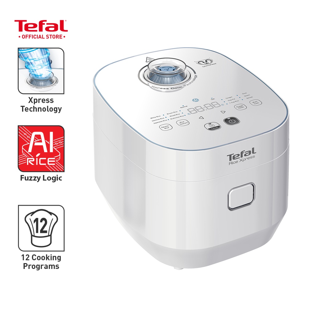 Tefal Rice Cooker Xpress Fuzzy Logic (1.5L) RK5221 | Shopee Malaysia