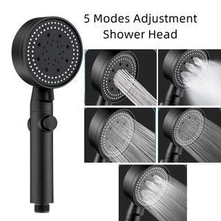 5 Mode Shower Head kolah air mandi bathroom High Pressure Holder Wall ...