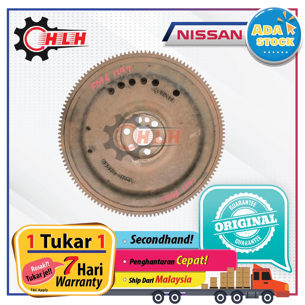 NISSAN UD YU41 FD46 FLYWHEEL 12" INCH 129T (SECOND ORIGINAL / NEW