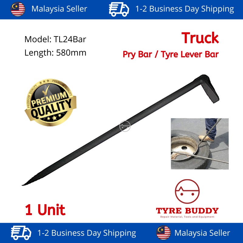 A TL 2x HEAVY DUTY 12 300MM TYRE LEVER REMOVER CHANGER CAR MOTORBIKE TRAILER & BAG 