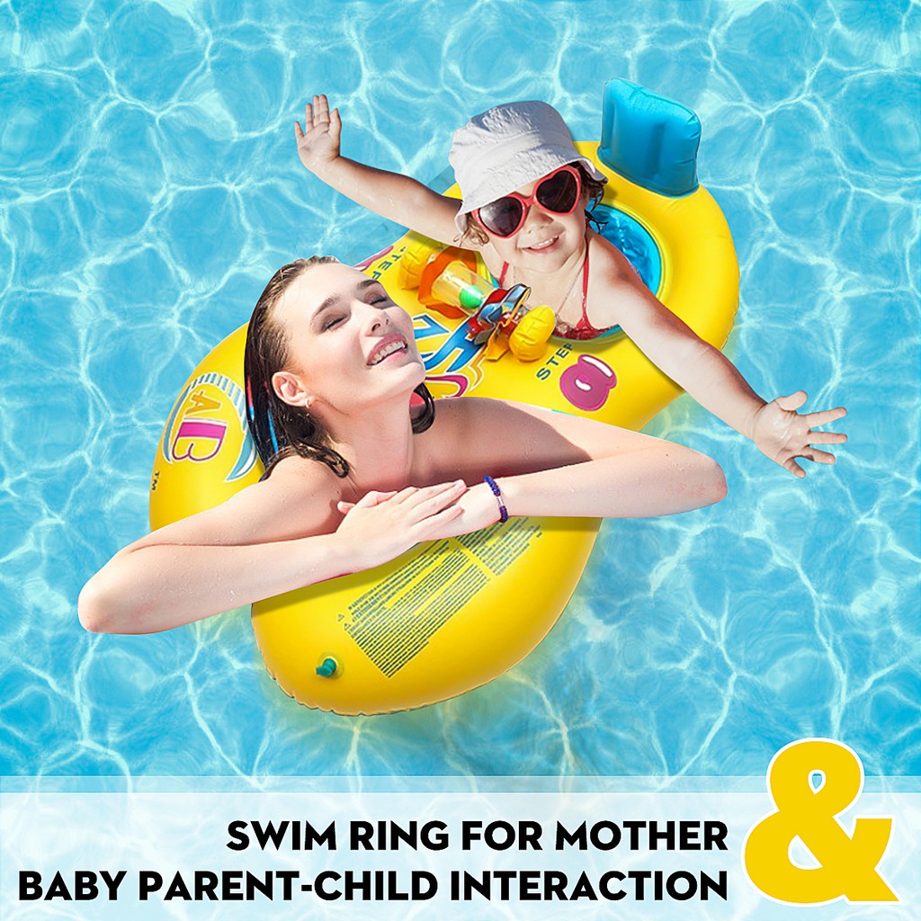 mother and baby swim ring