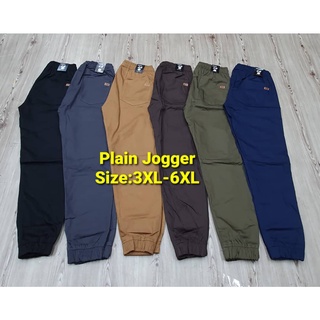 (3xl-6xl) Jogger Pants Plus Size Unisex (Ready Stock).Seluar Saiz Besar Lelaki/Perempuan Jogger Long Pants Men Big Size.