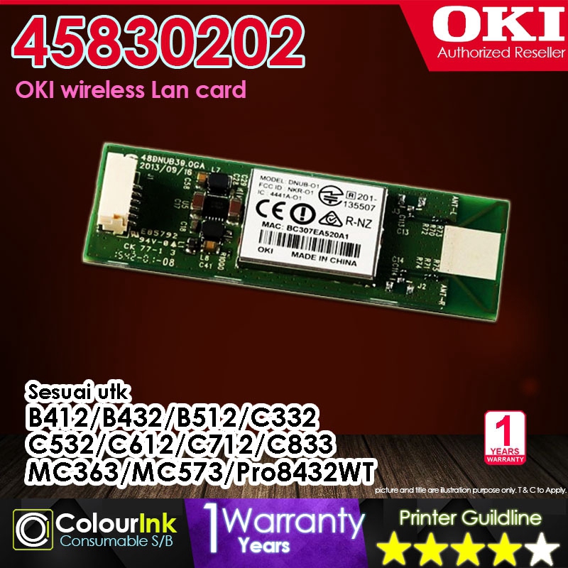 oki mc363 wireless lan module