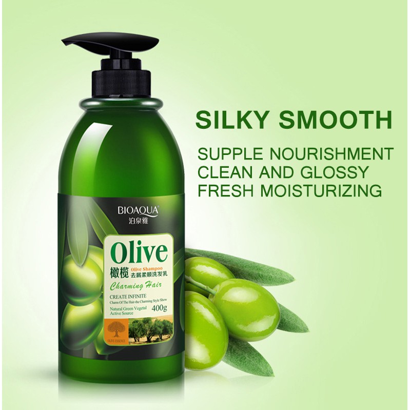 Bioaqua Olive Hair Wash Shampoo Conditioner For Charming Hair
