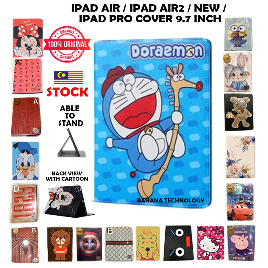 Ipad Air / Ipad Air2 / New / Ipad pro cover 9.7 inch Cartoon Ipad