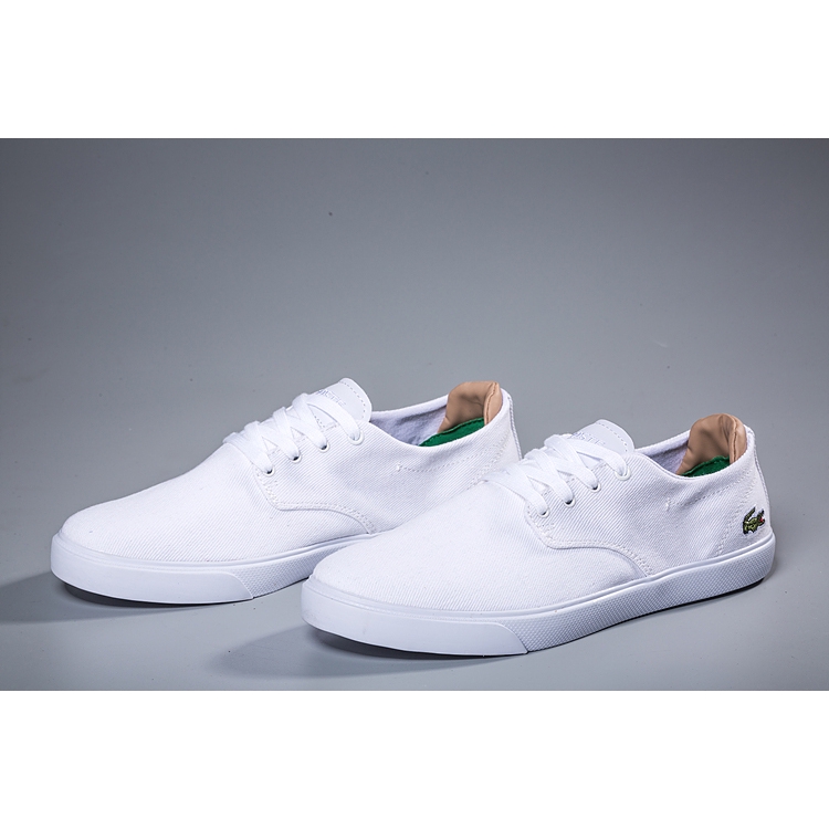 lacoste shoes canvas