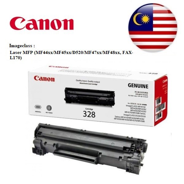 Original Canon Cart 328 toner Cartridge 328 Black Original Laser Toner for (MF44xx/MF45xx/D520/MF47xx/MF48xx, FAX-L170)