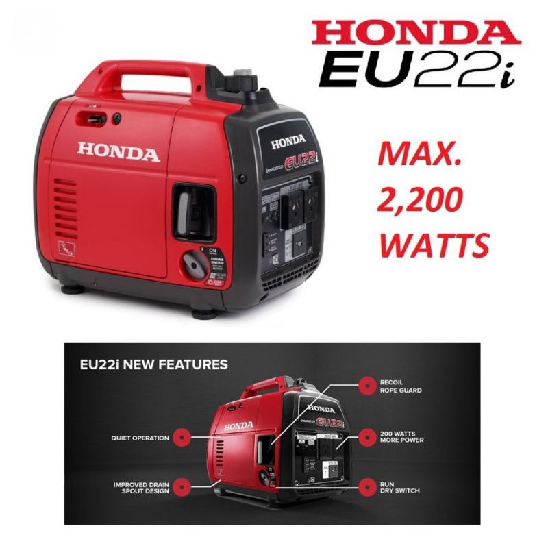 HONDA EU22i inverter silent generator Shopee Malaysia