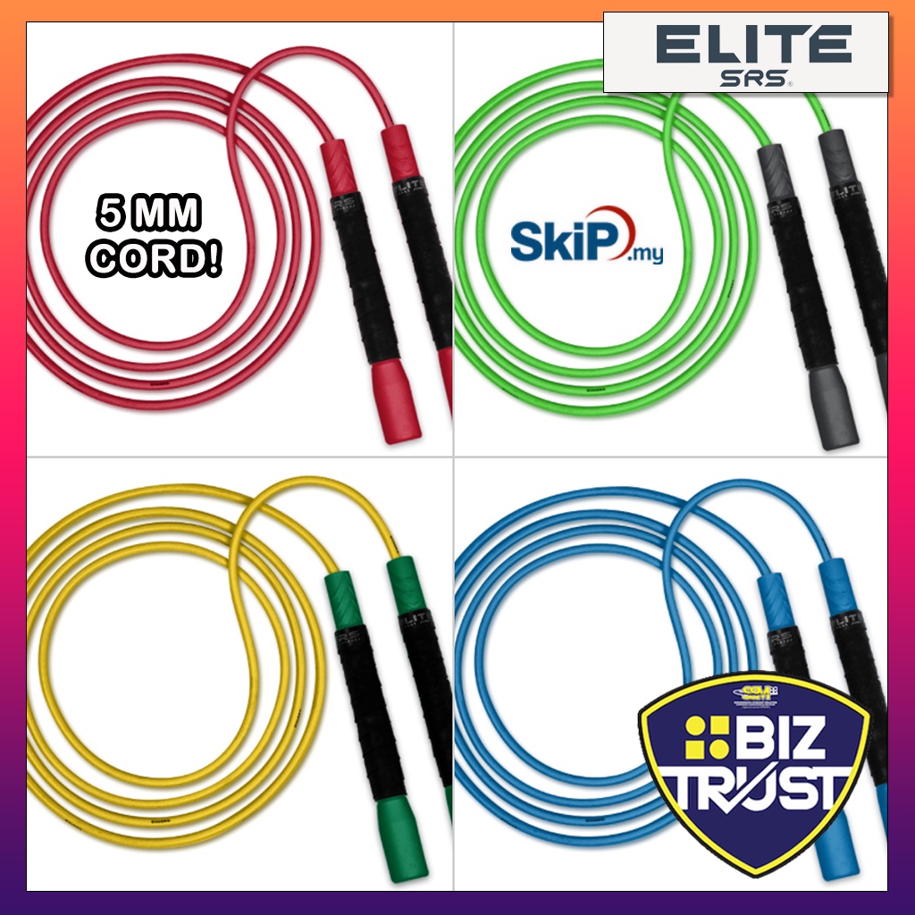 Elite SRS Long Handle PVC Jump Rope (5mm) Shopee Malaysia