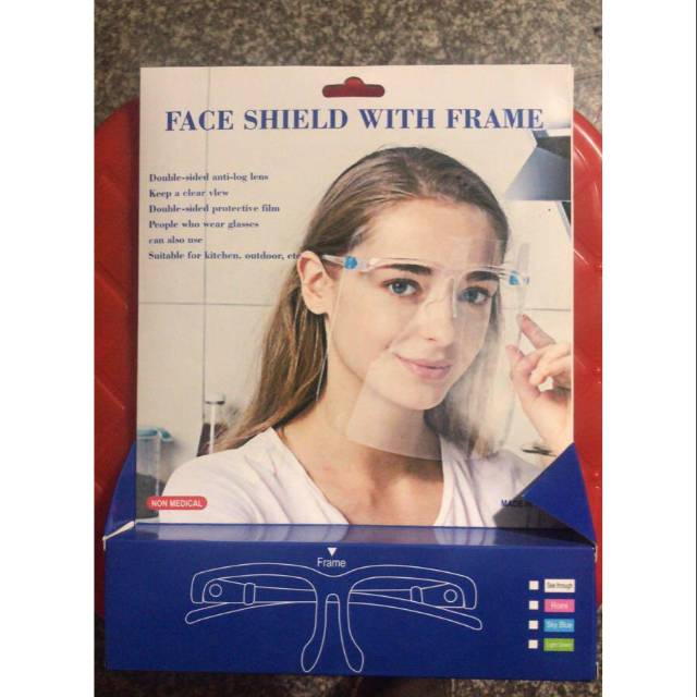 Face Shield Glasses (with box) Shopee Malaysia