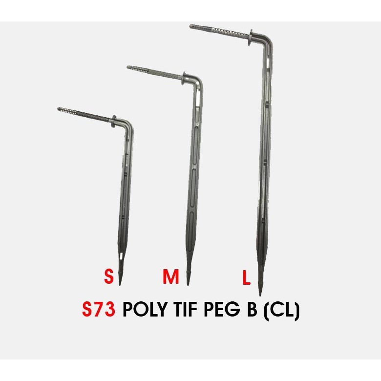 HDPE / POLY / PP FITTINGS POLY TIF PEG CL(S73) SMALL MEDIUM LARGE Poly