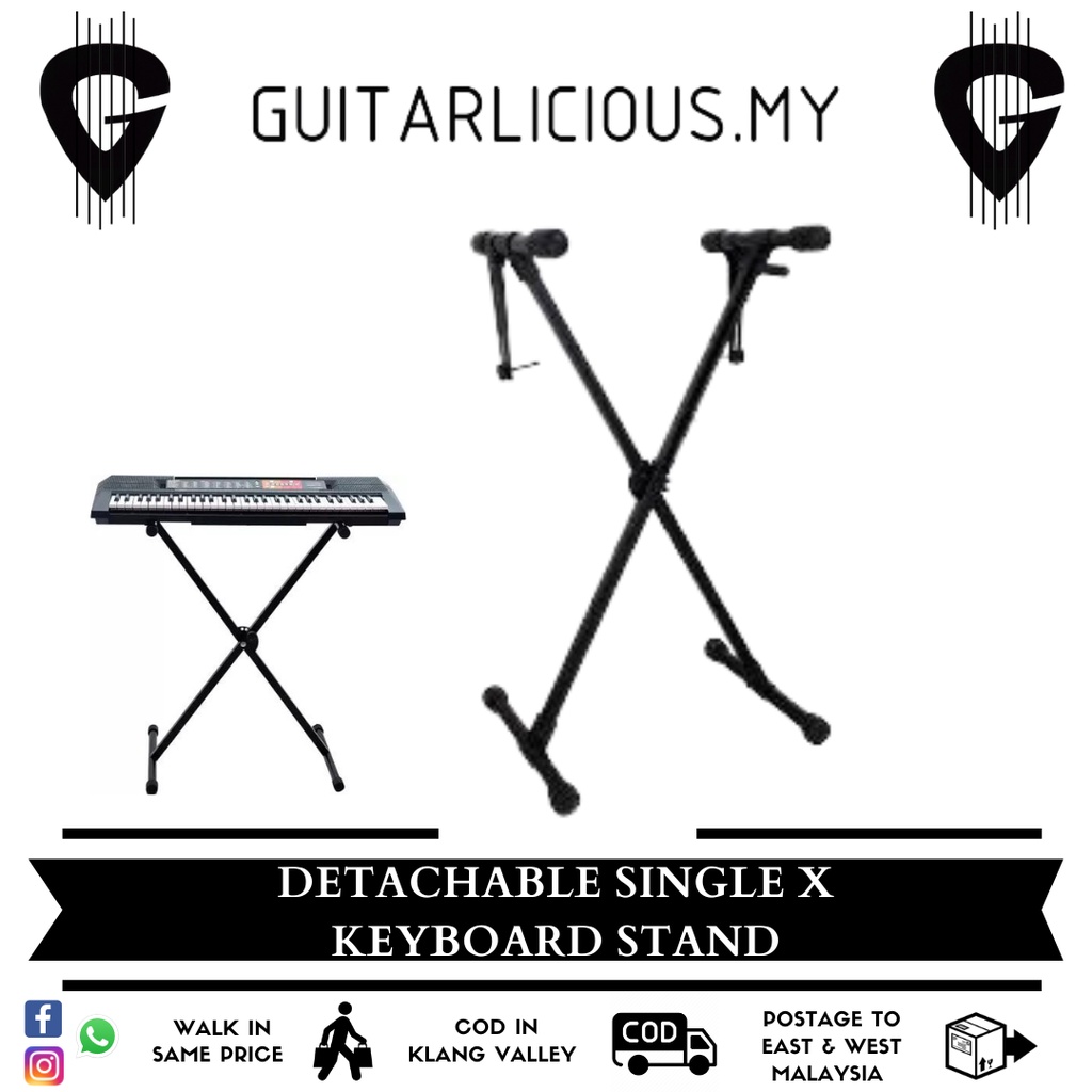 Detachable Single "X" Keyboard Stand (DIY) (HY801D) Keyboard holder