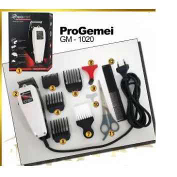Progemei Gm10 Current Hair Clipper And Beard Trimmer Shopee Malaysia