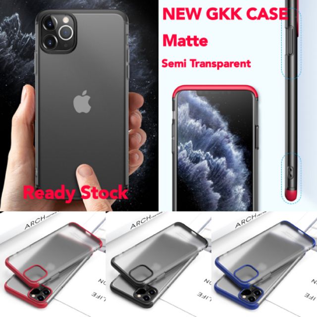iPhone 11 11 Pro Max New GKK PC Hard Case 360 Degree Matte Semi