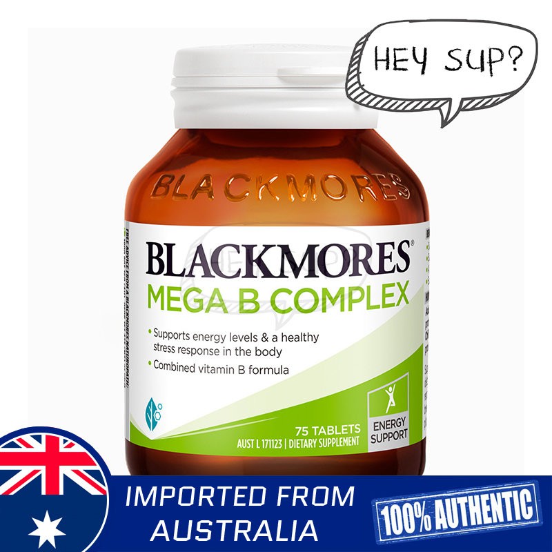 Blackmores Mega B Complex 75 Tablets [New Packaging] | Shopee Malaysia