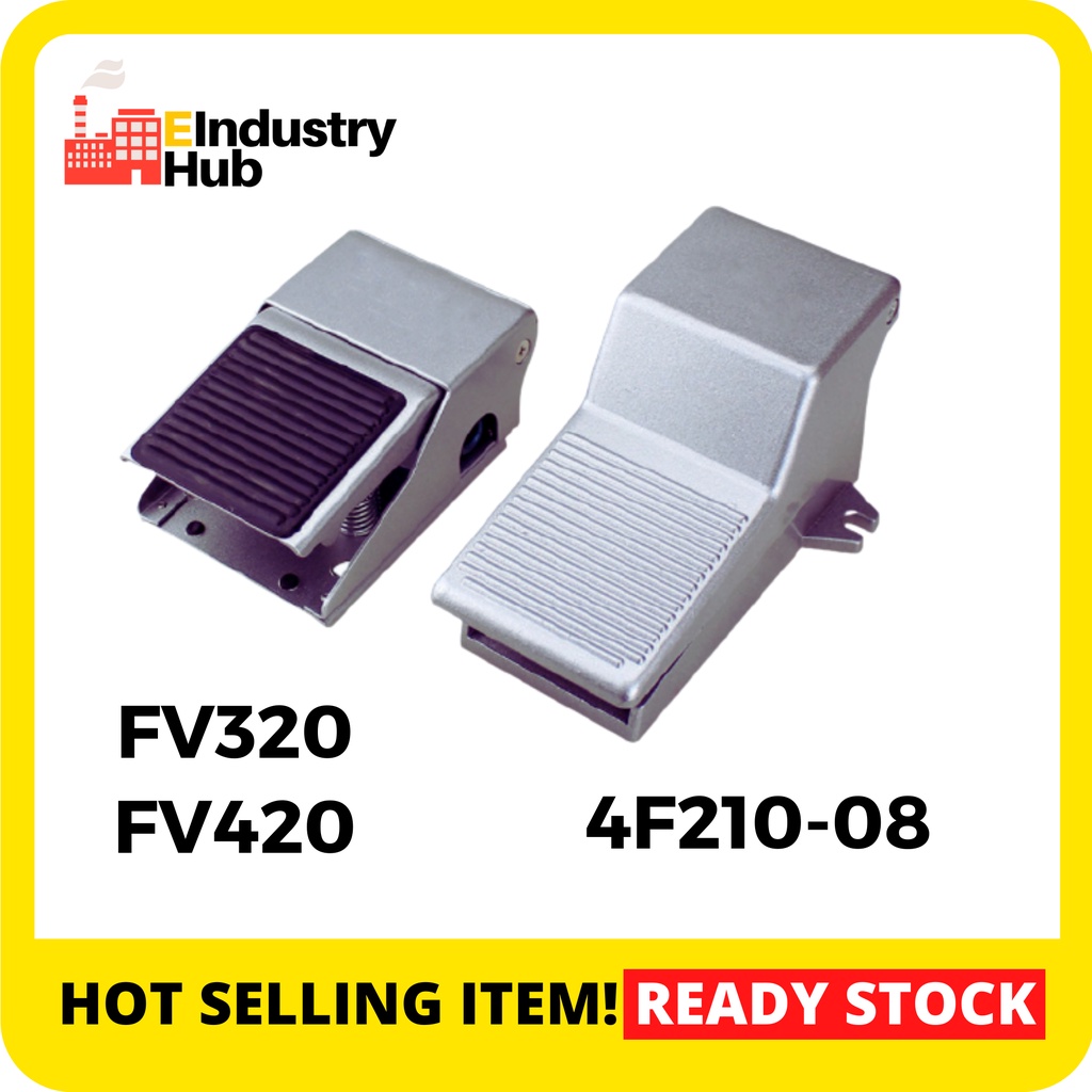 AIRTAC pattern 4F21008 Pneumatic Foot Pedal Air Valve Switch FV320