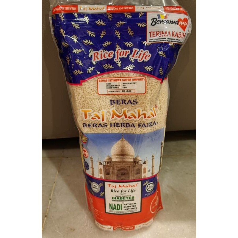 Buy Beras Taj Mahal Beras Herba Faiza Seetracker Malaysia