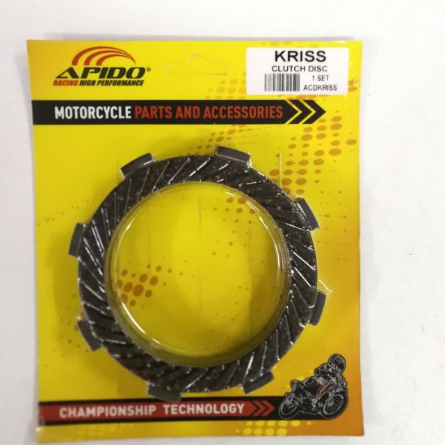 Modenas kriss 110 clutch plate apido Shopee Malaysia