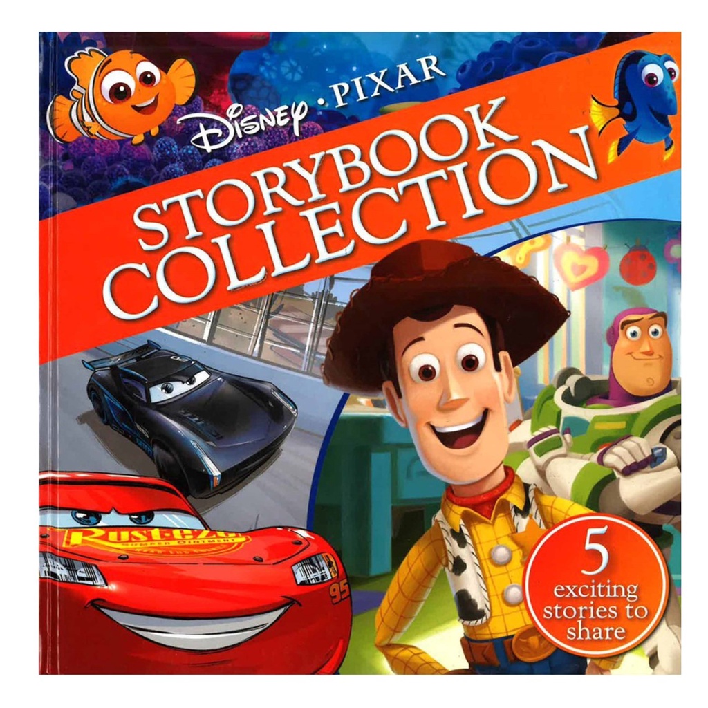 Disney Pixar Storybook Collection With 5 Exciting Stories From Cars Toy ...