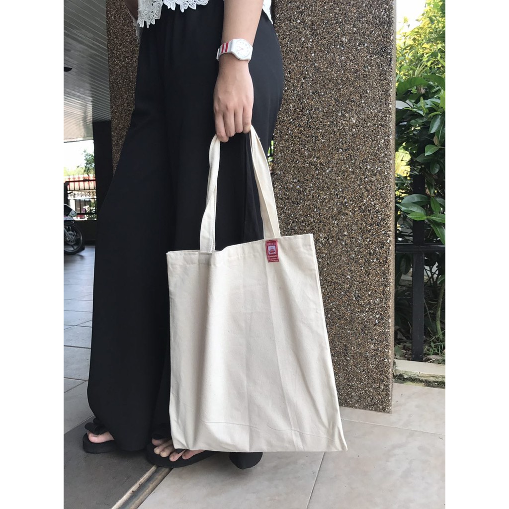 plain tote bag borong malaysia