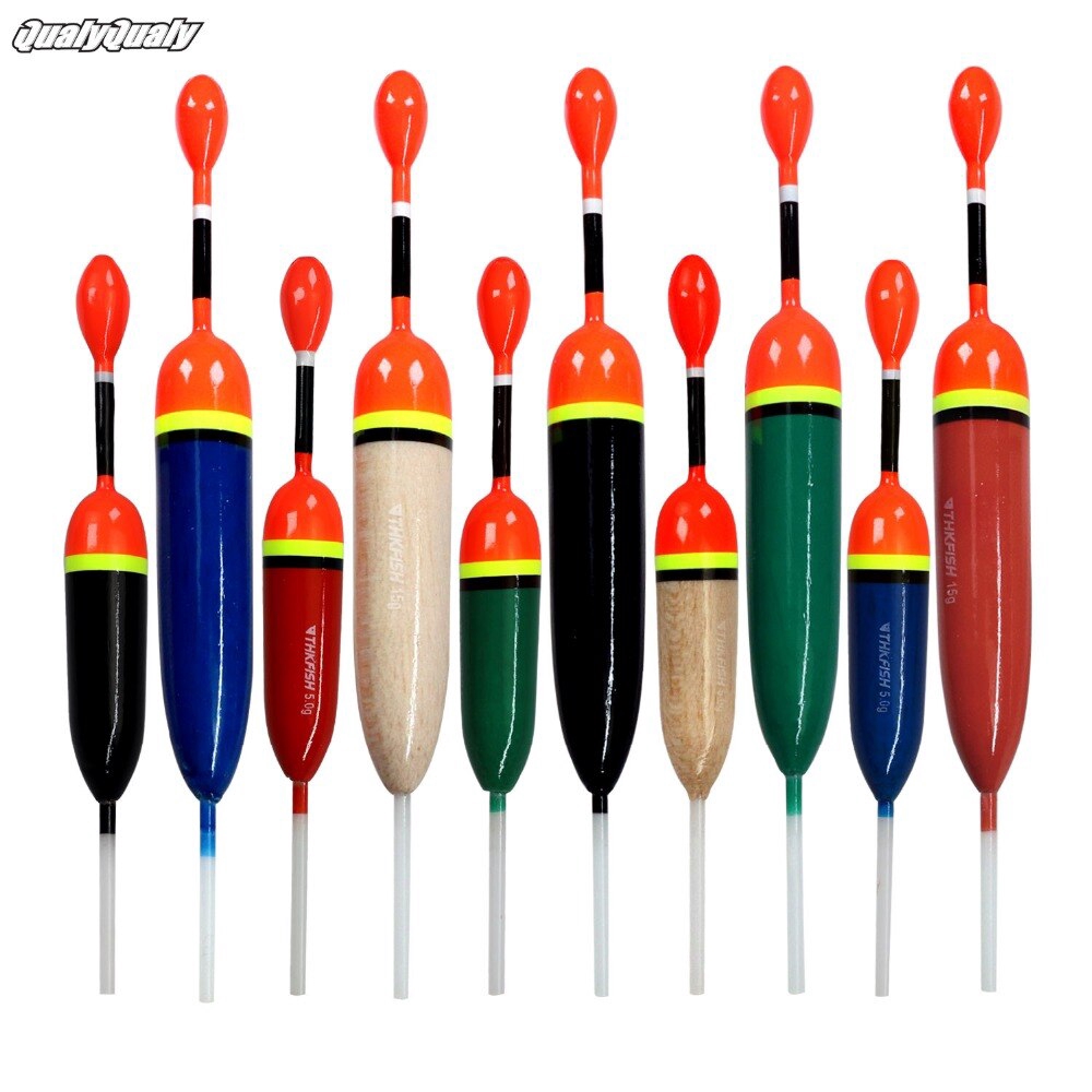 10pcs//lot Fishing Slip Float Slip Bobber Rigs Balsa Wood Fishing Float Bobber