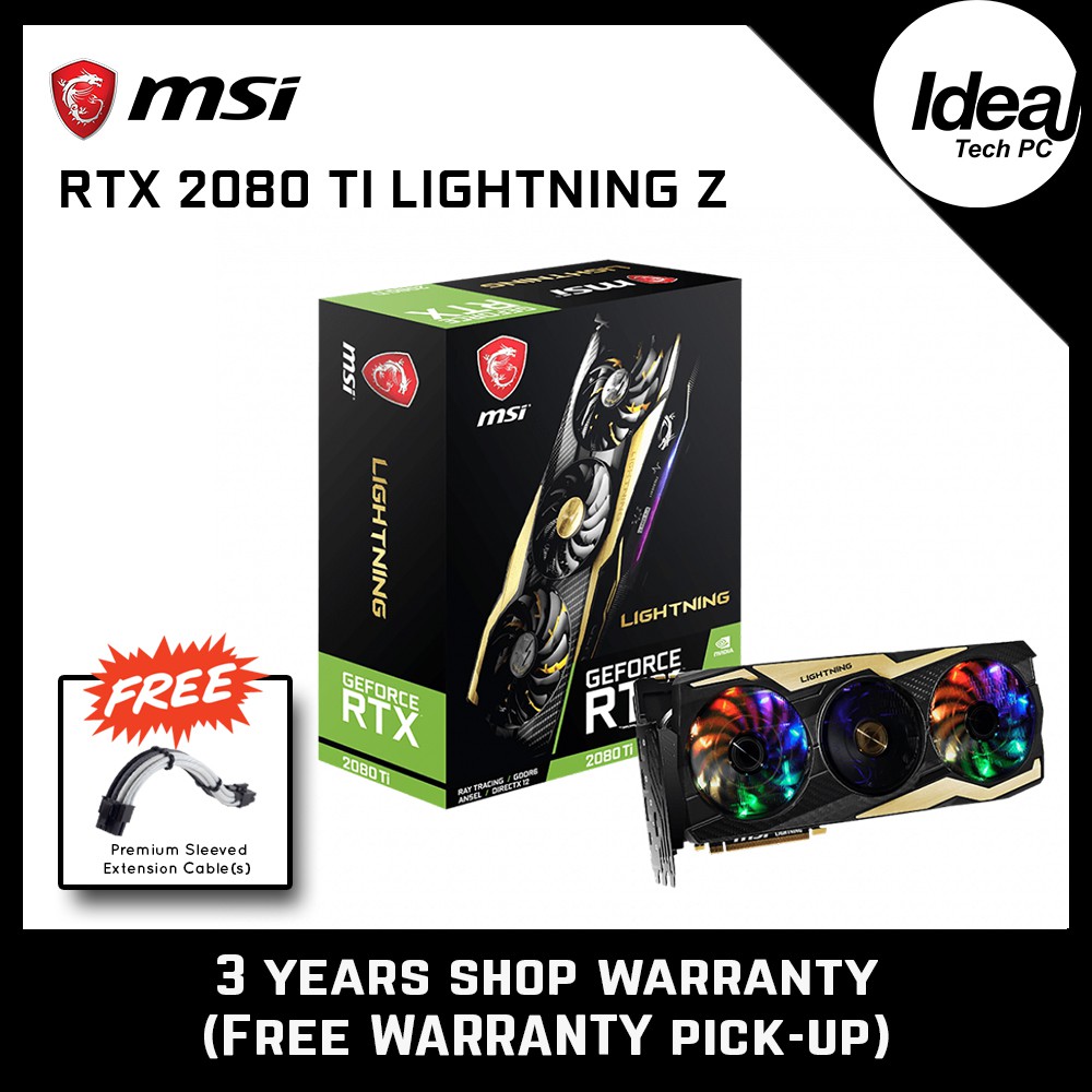 MSI GeForce RTX 2080 Ti Lighting Z | Shopee Malaysia