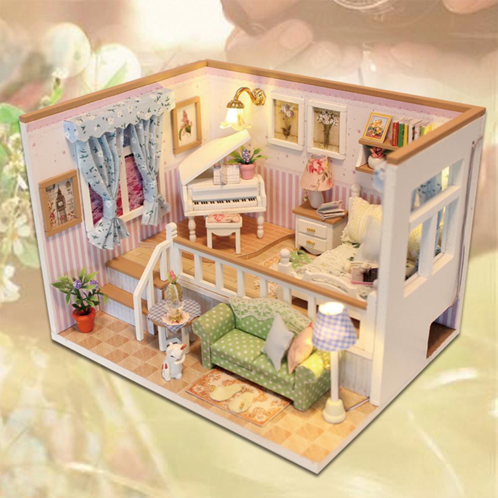 diy miniature magical unicorn dollhouse room