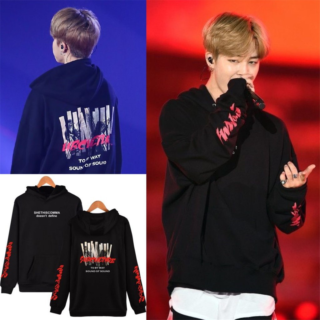 jimin pink hoodie