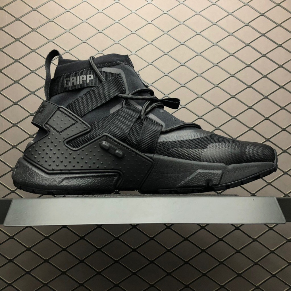 nike huarache black high top