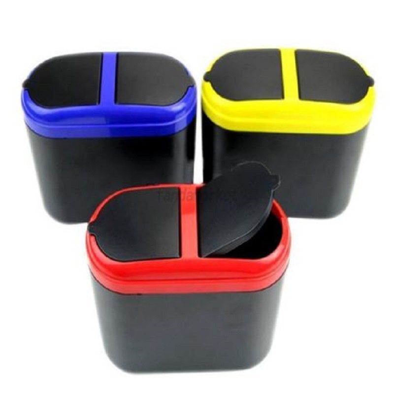 Car Dustbin Box Trash Bin Holder Auto Rubbish Can Garbage Dust Case Bin