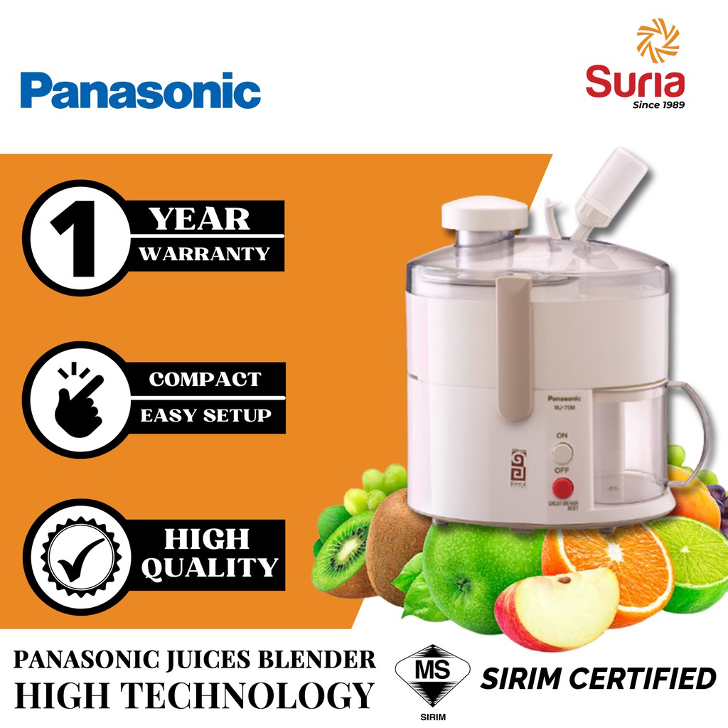 Panasonic Juicer Blender Stainless Steel Spinner 600ml Juice Extractor